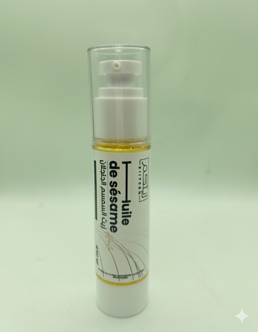 Huile de Sésame 50ml – 100% Pure