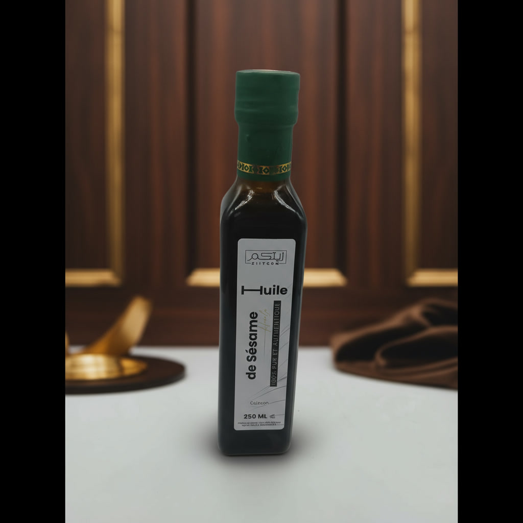 Huile de Sésame Alimentaire – Idéale pour la Cuisson & Saveur Intense